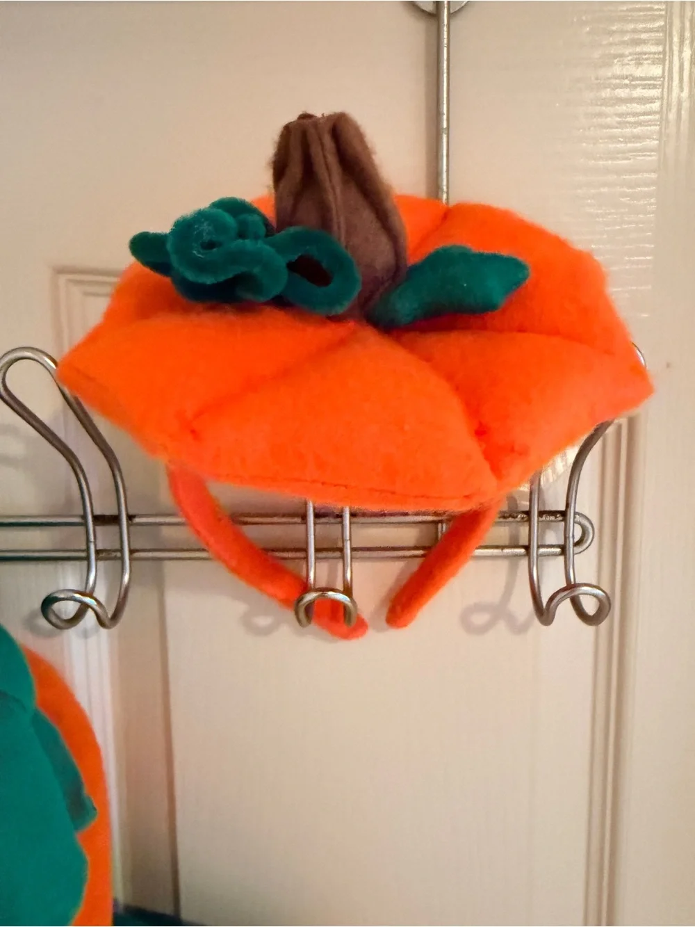 🎃 Vintage Pumpkin Costume Adult One Size + Bonus Pumpkin headband Halloween